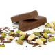 Barritas proteicas de chocolate con almendras y pistacho