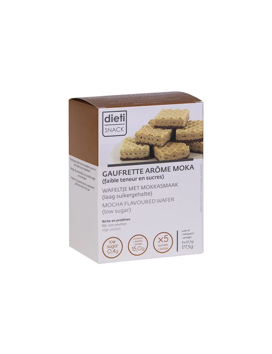 Gofres de proteínas wafer de Café