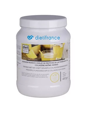 Dietimeal Bebida de Proteína con Colágeno sabor Piña Bote 450 g