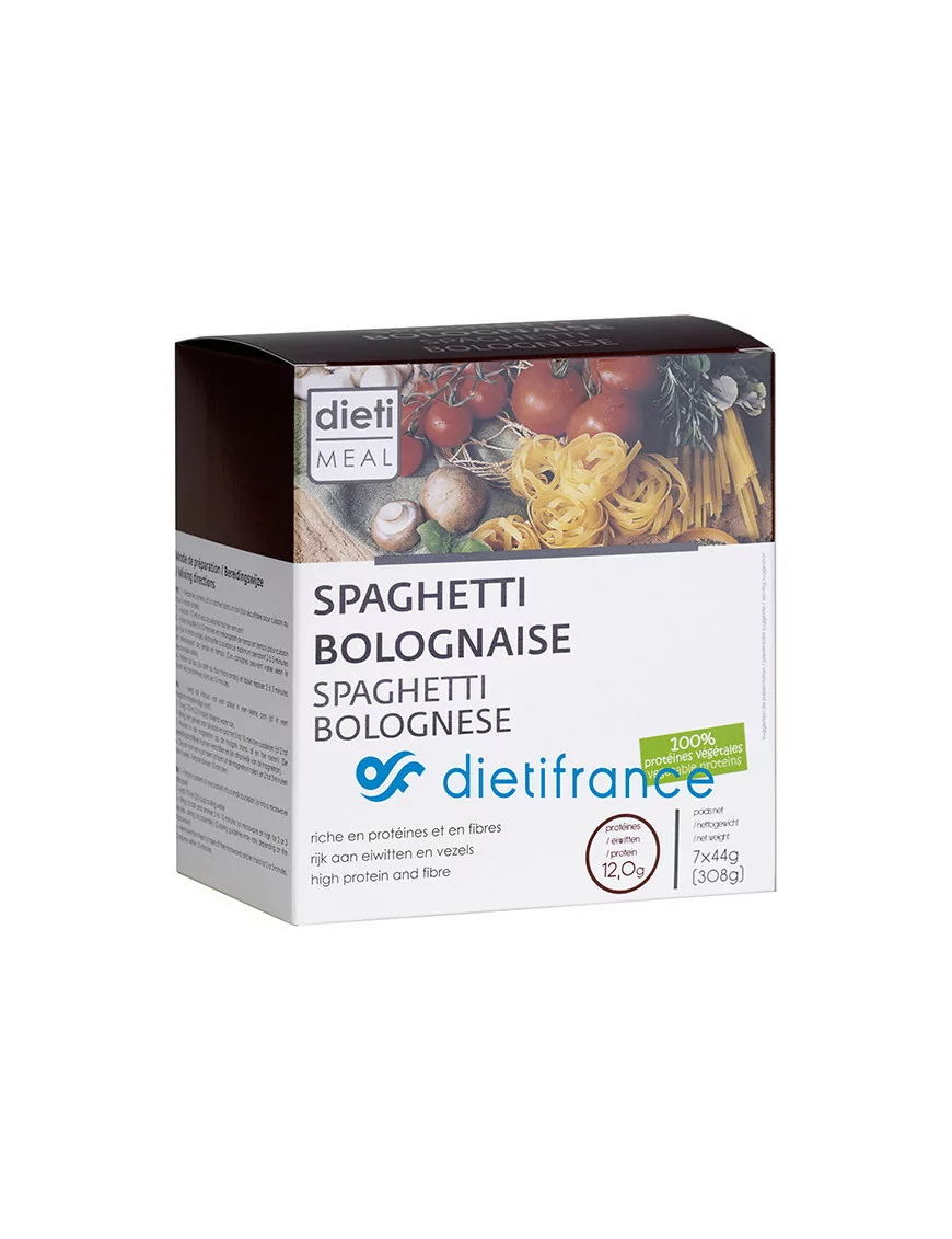 Spaghetti al ragù a base de proteínas de soja