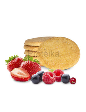 Galletas proteicas de frutos rojos