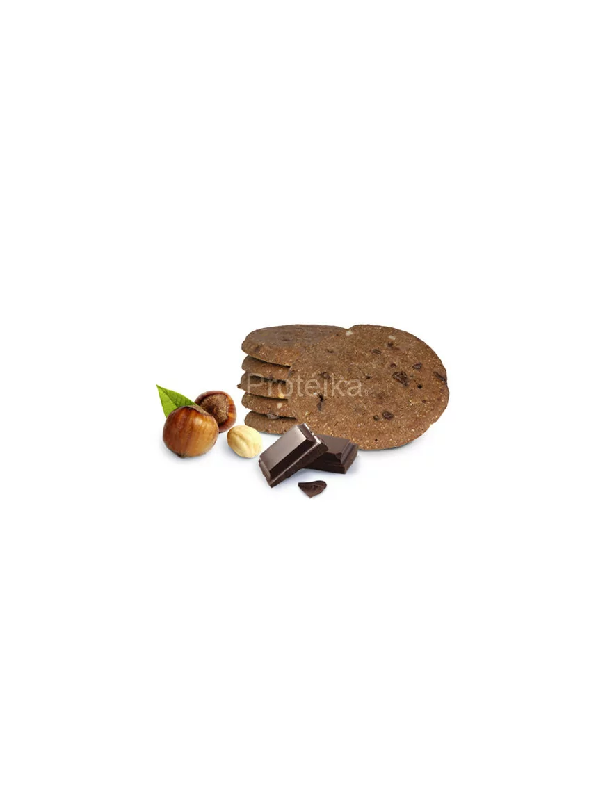 Galletas proteicas de chocolate con avellanas