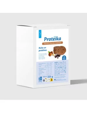 Galletas proteicas de chocolate con avellanas