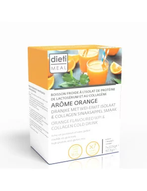 Dietimeal Bebida sabor Naranja rica en proteínas baja en carbohidratos