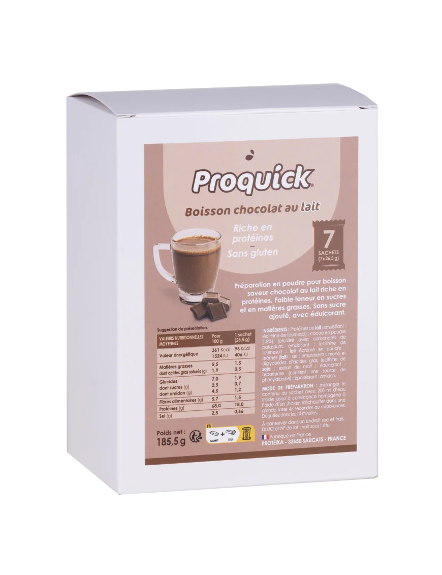Proquick bebida sabor cacao