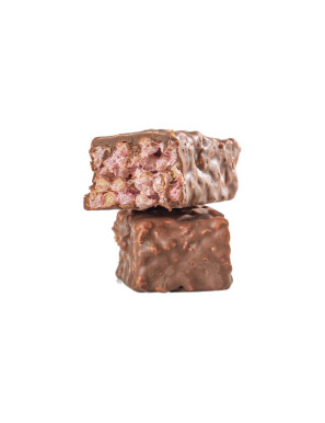 Protifast Barrita Fluffy sabor Grosella Negra recubierta de Chocolate