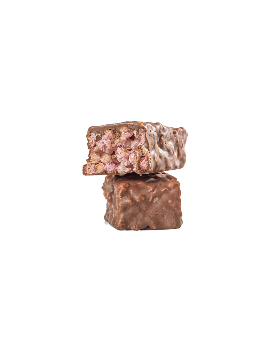 Protifast Barrita Fluffy sabor Grosella Negra recubierta de Chocolate