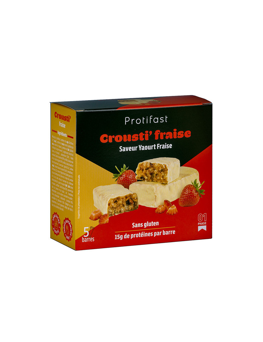 Protifast Barrita Proteica sabor Yogur de Fresa. Fase 1